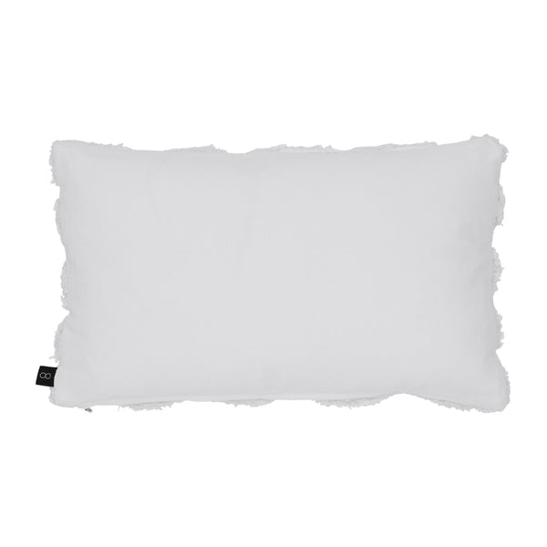 Maryam Cushion Cover, Crisp White Styled