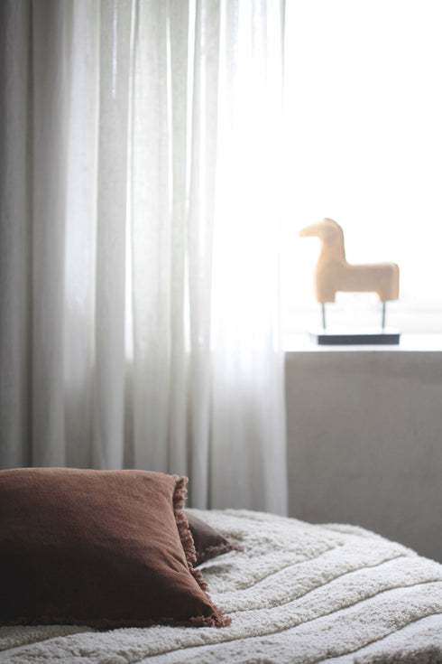 Freya Cushion Cover, Cognac
