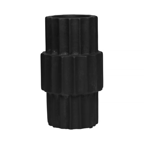 Nutchess, Vase, dia11xH23cm, Coal