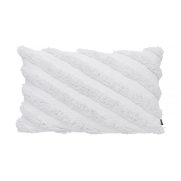 Maryam, Cushion Cover, H30xW50cm, Crisp White