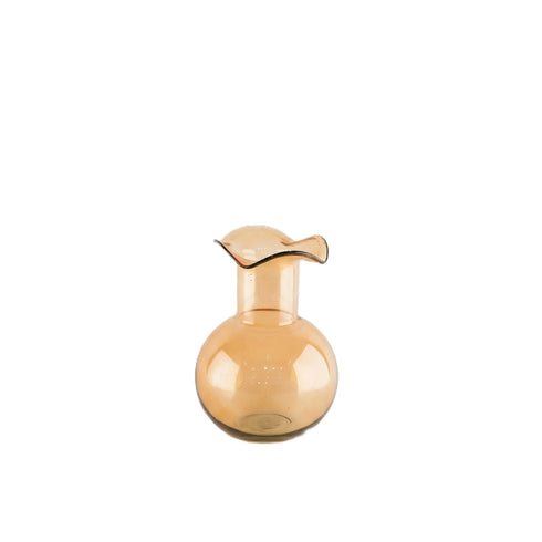 Quisa, Vase, dia15xH19cm, Brown