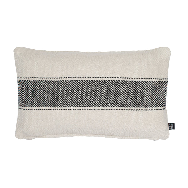 Weaver, Cushion Cover, H30xW50cm, Natural/Black