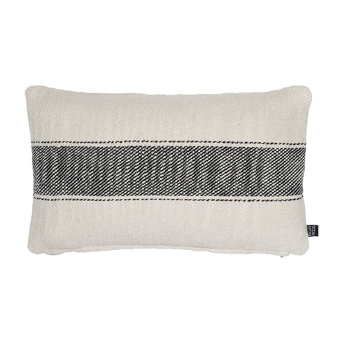 Weaver, Cushion Cover, H30xW50cm, Natural/Black