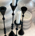 Bolly, Candle stick, dia6xH28cm, Black