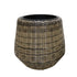 Handbind, Pot, dia53/28xH47/32cm, Brown
