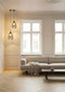 Platon, Lamp, dia22xH32,5cm, Grey Styled