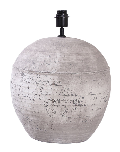 Nestle, Lamp base, dia38,5xH49,5xW38,5cm, Grey (grå)Metallic/Natural Grey/Silver