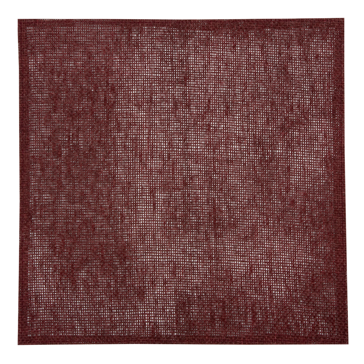 Louloudi Woven Placemat, Burgundy and Natural