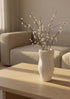 Stonehaven, Vase, dia17xH32.5cm, White