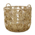 Nettle, Basket, dia49/43/38x H 45/41/38 cm Natural