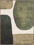 Silas, Painting, H120xW90xD3,8cm, Green