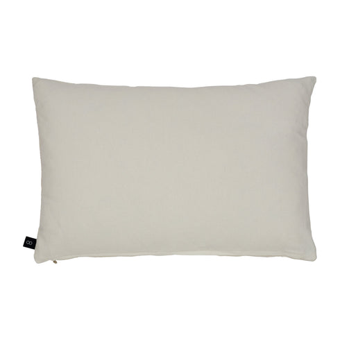 August/Alba Cushion Cover, Natural Beige/Sky Blue/Maroon (Alba)