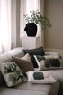 August/Alba Cushion Cover, Natural Beige/Green/Soft Brown