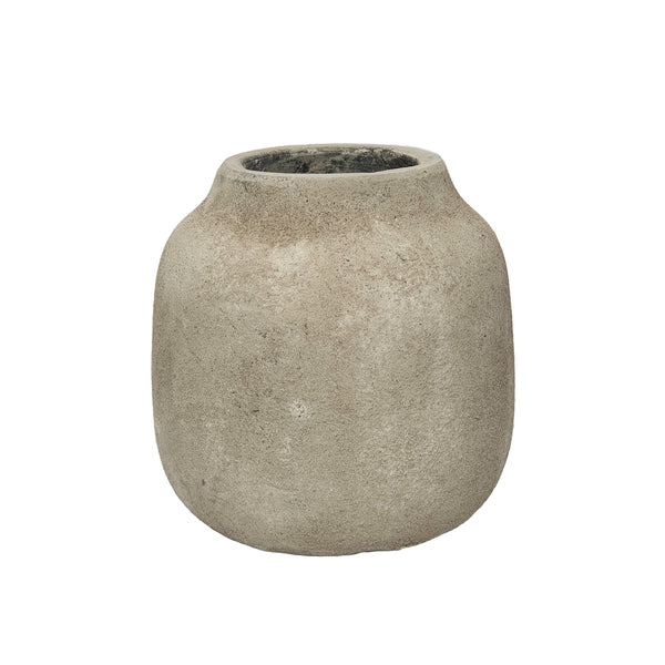 Alesso, Pot, dia23xH25cm, Sandy grey