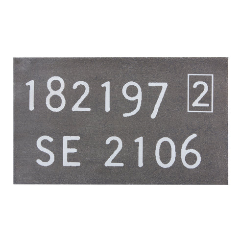 Shipping, Sign, Grey/White, 18.5x31cm, Iron