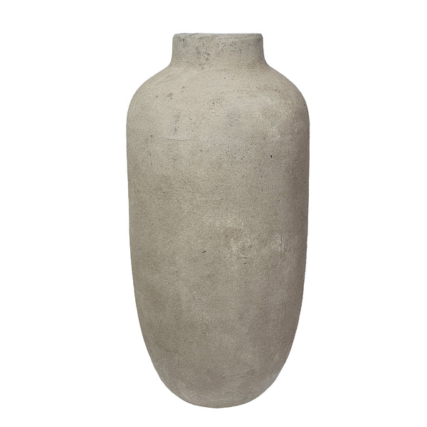 Alesso, Vase, dia35xH73cm, Sandy grey
