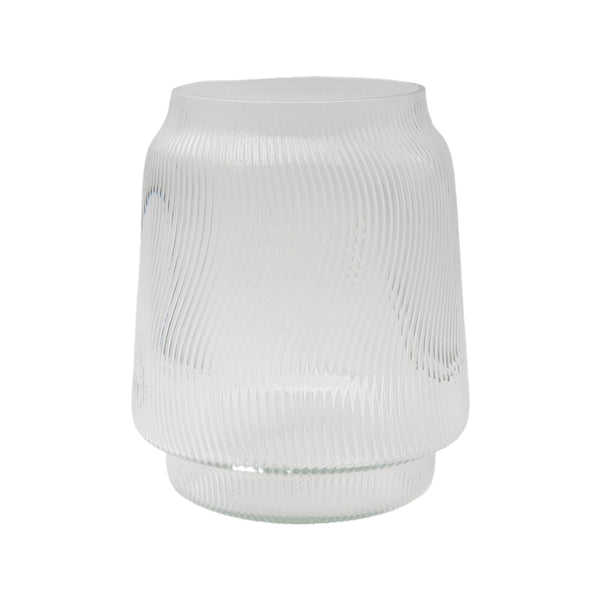 Karla, Vase, H26xW22xD18cm, Clear