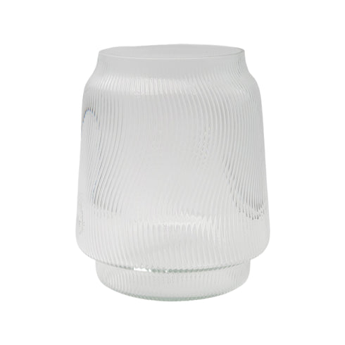 Karla, Vase, H26xW22xD18cm, Clear