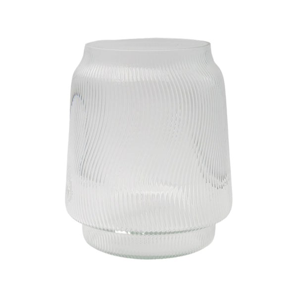 Karla, Vase, H26xW22xD18cm, Clear