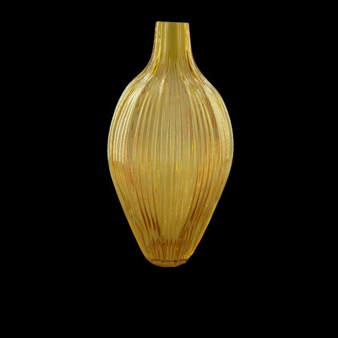 Grace, Vase, dia18,2xH35cm, Brown (brun)/Genuine Brown/Natural Brown