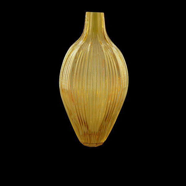 Grace, Vase, dia18,2xH35cm, Brown (brun)/Genuine Brown/Natural Brown