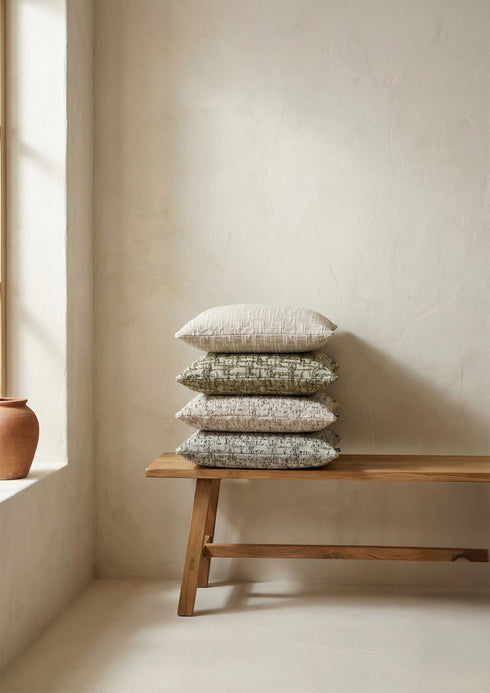 Hush, Cushion cover, L45xW45cm, Taupe