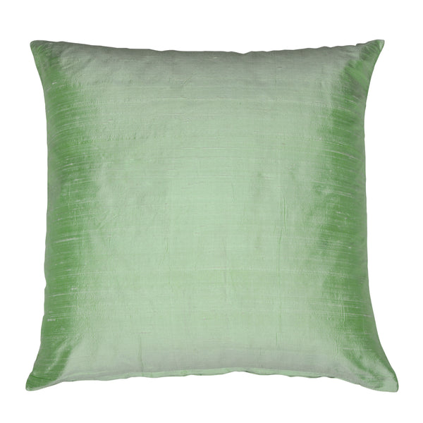 Dupion, Cushion Cover, Apple green, 50x50cm,  Plain