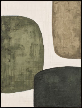 Noam, Painting, H120xW90xD3,8cm, Green