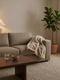 Dreamland, Throw, L150xW130cm, Taupe Styled