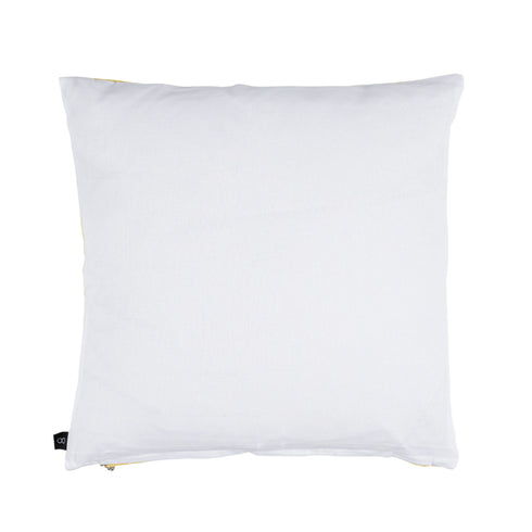 Helix Cushion Cover, Interstellar Yellow/White