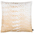 Shibori Cushion Cover, White/Gold