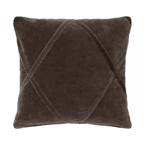 Malva, Cushion Cover, H50xW50cm, Dark Taupe