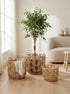 Nettle, Basket, dia49/43/38x H 45/41/38 cm Natural