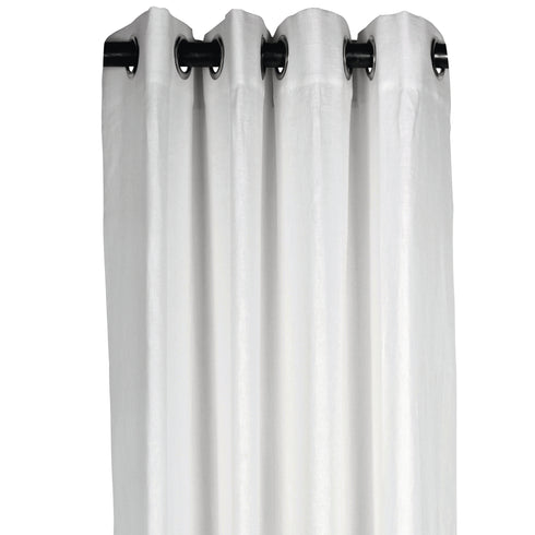 Linnea, Curtain, Crisp White, 140x250cm, Eyelets