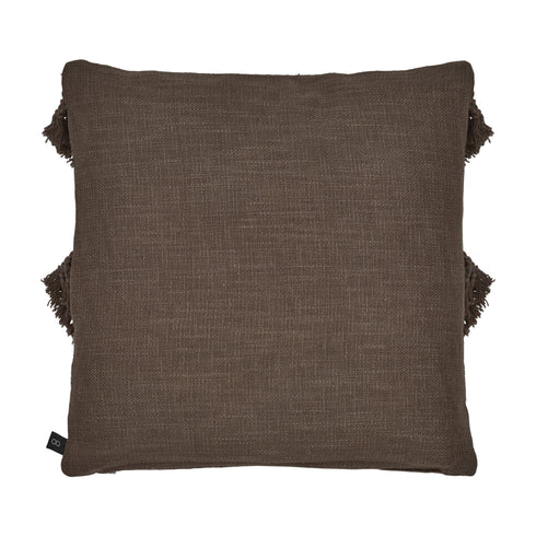 Fringles Cushion Cover, Soft Brown