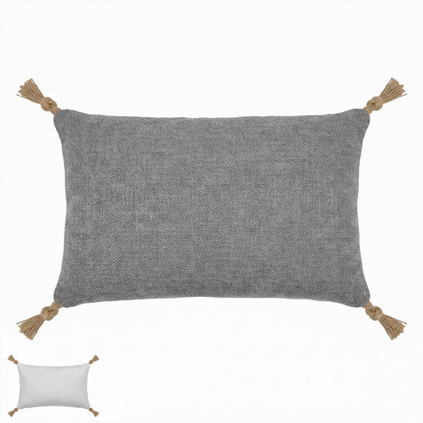 Hella, Cushion cover, L60xW40cm, Light Blue (ljusblå)/Denim/Vintage Denim/Light Aqua/Sky Mint