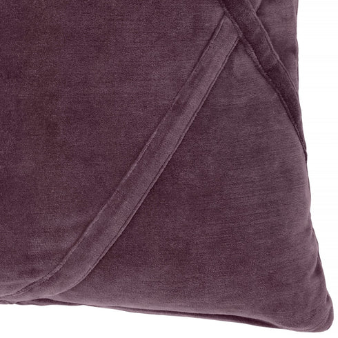 Malva, Cushion Cover, H50xW50cm, Plum,