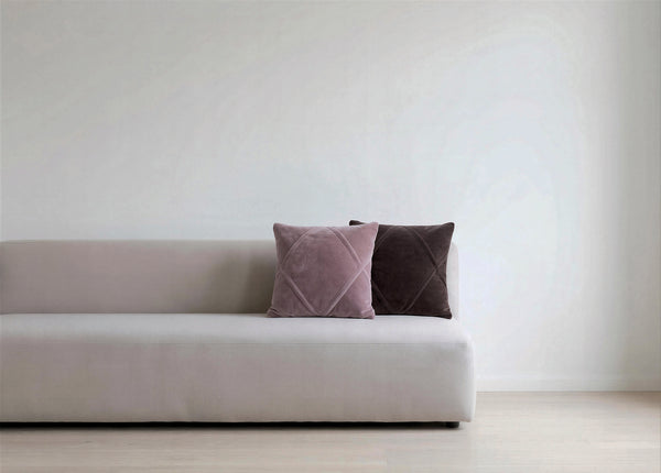 Malva Cushion Cover, styled