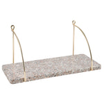 Porter , Shelf, H18xW40xD17.5cm, Pink MuLighti/Gold