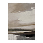Mountain Lake, Painting, H120xW90xD3cm, Brown/Sand/Green